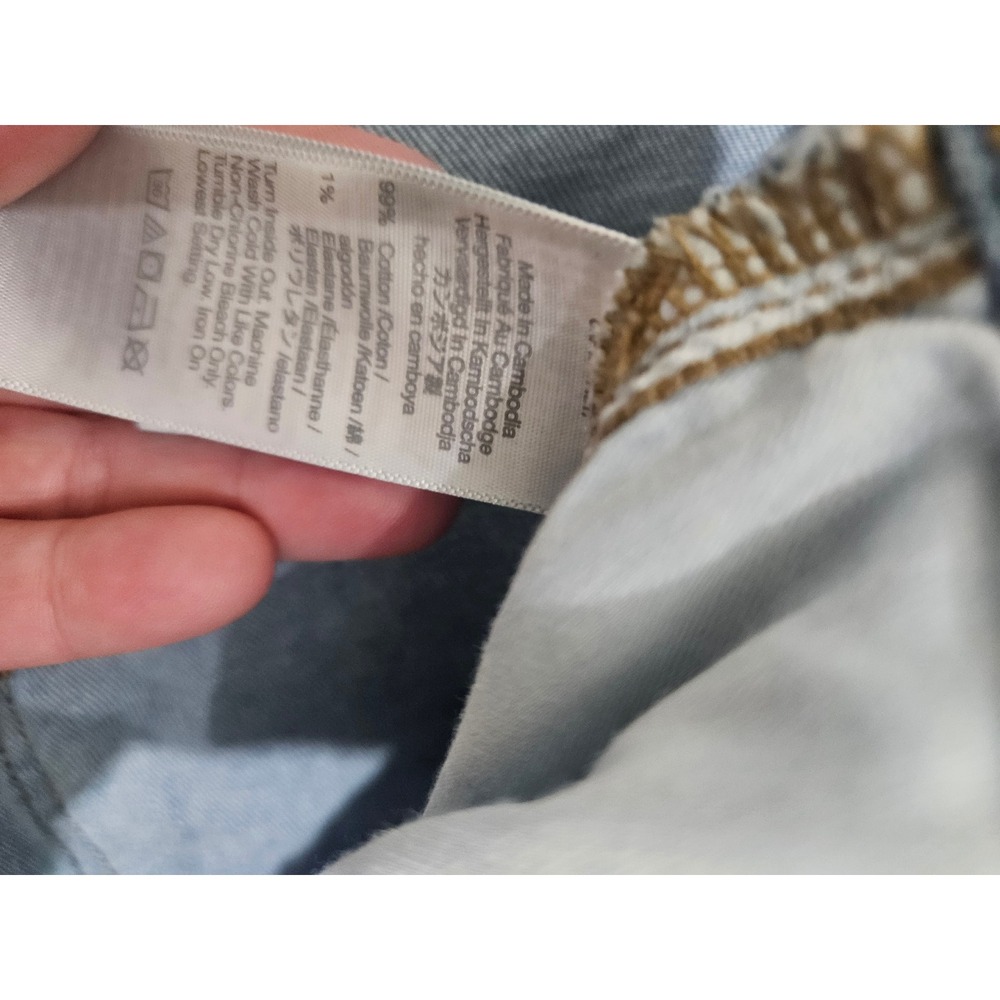 Madewell Skinny Flare‎ Jeans Blue Medium Wash High Rise Denim Size 33 - Picture 4 of 8